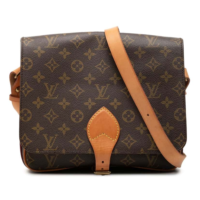Louis Vuitton Monogram Cartouchiere GM Brown Very good condition - Front View