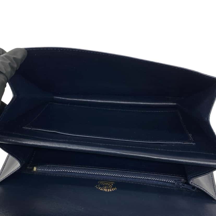 Gucci Calfskin Horsebit Crossbody Blue Leather Very good condition - Inside View