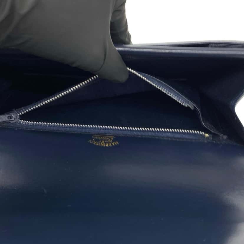 Gucci Calfskin Horsebit Crossbody Blue Leather Very good condition - Model View