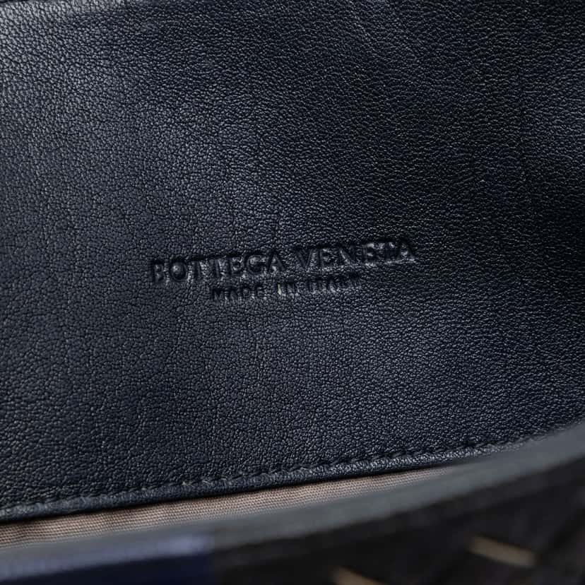 Bottega Veneta Nappa Intrecciato Club Fume Briefcase Black Leather Very good condition - Box View