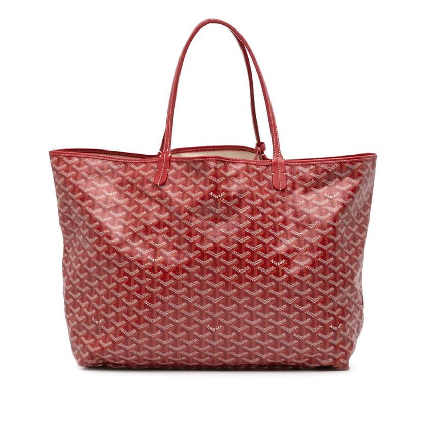 Goyard Goyardine Saint Louis GM Red Very good condition - Front View