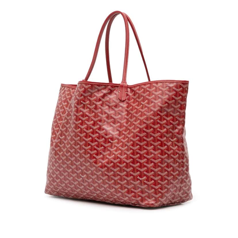 Goyard Goyardine Saint Louis GM Red Very good condition - Back View