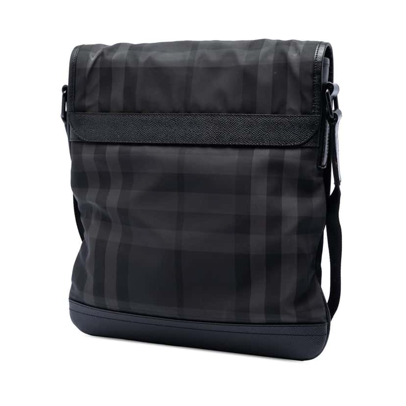 Burberry Smoke Check Nylon Messenger Bag Other Very good condition - Back View