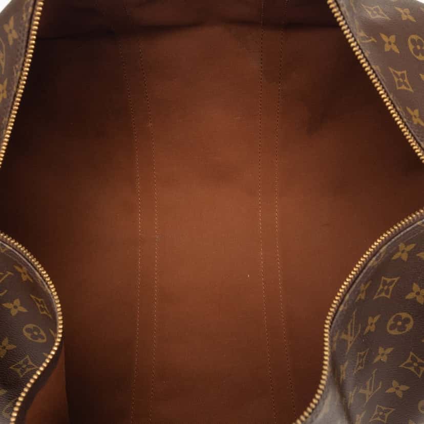 Louis Vuitton Monogram Keepall 55 Brown Good condition - Model View