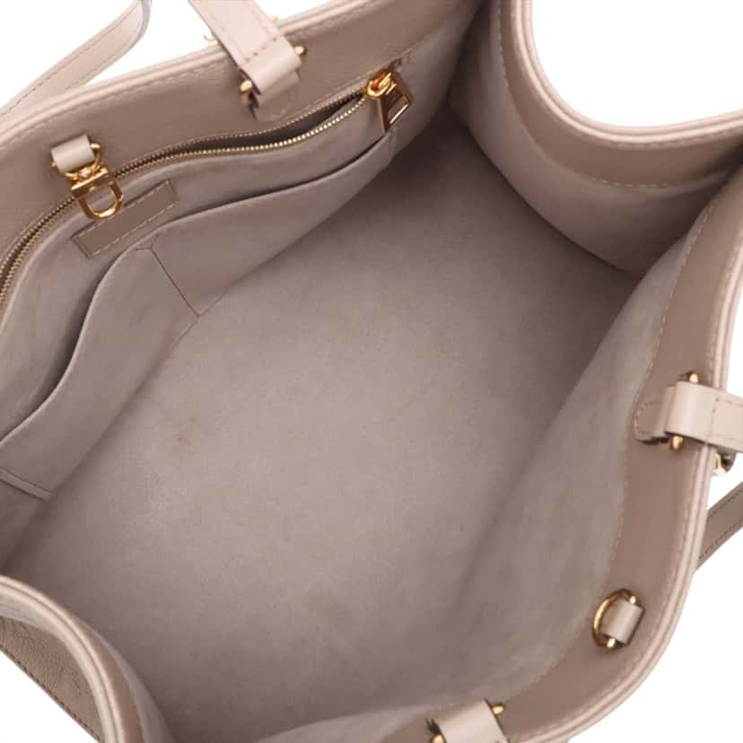 Louis Vuitton Monogram Empreinte OnTheGo MM Beige Leather Very good condition - Inside View