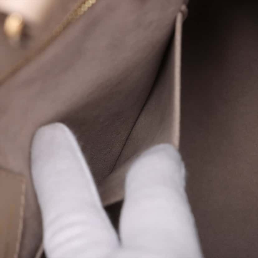 Louis Vuitton Monogram Empreinte OnTheGo MM Beige Leather Very good condition - Box View