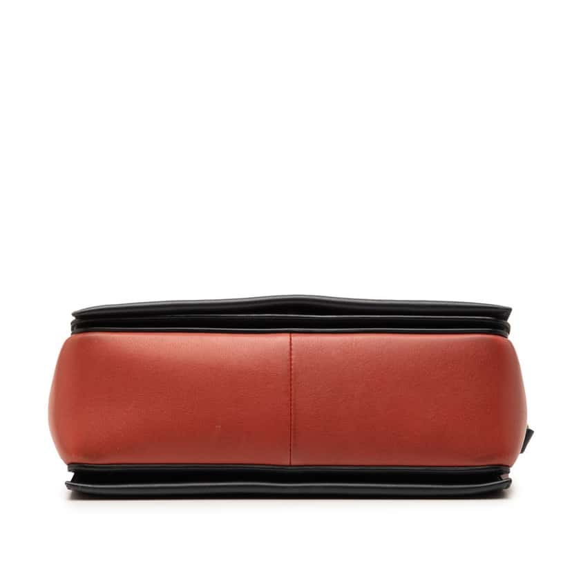 Celine Medium Shiny Smooth Calfskin Frame Shoulder Bag Black Leather Very good condition - Inside View