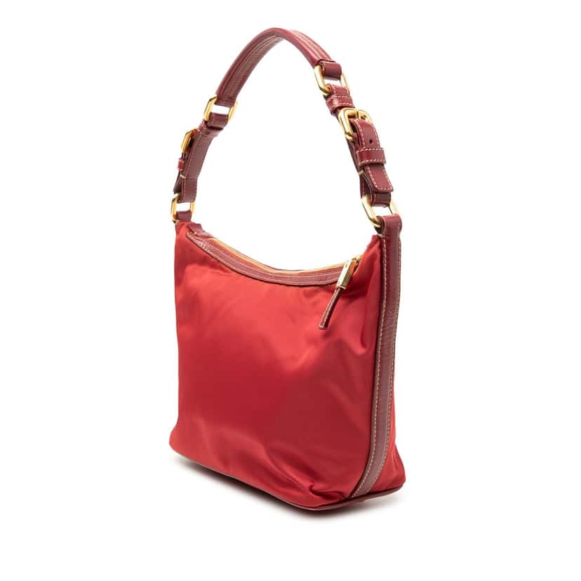 Prada Tessuto Shoulder Bag Red Very good condition - Back View