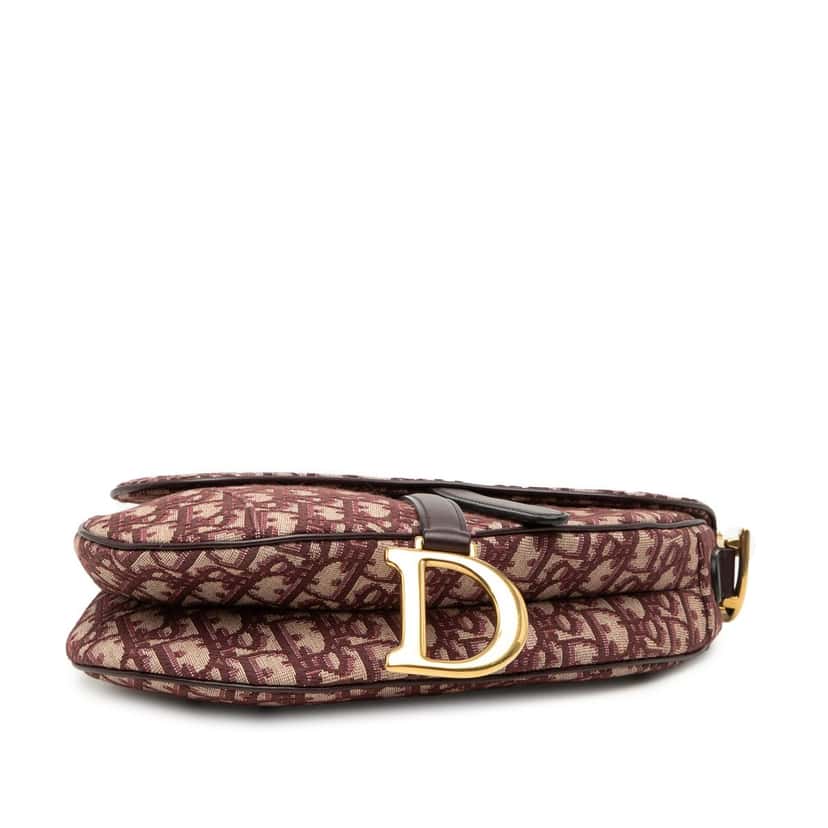 Dior Oblique Canvas Saddle Bag Red Very good condition - Inside View