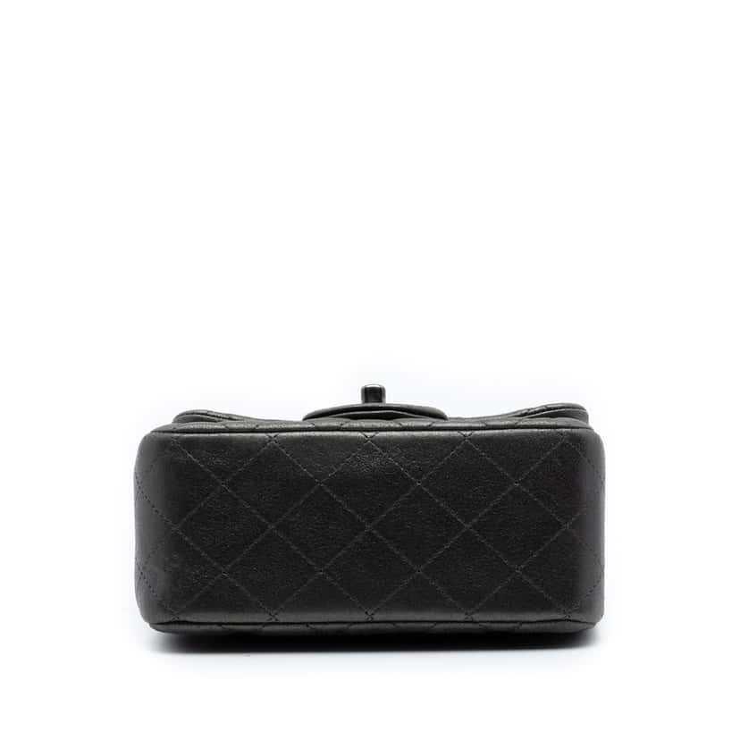 Chanel Mini Square Classic Lambskin Single Flap Other Leather Very good condition - Inside View