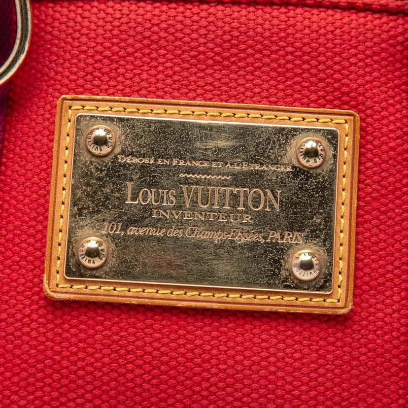 Louis Vuitton Antigua Cabas PM Red Very good condition - Box View