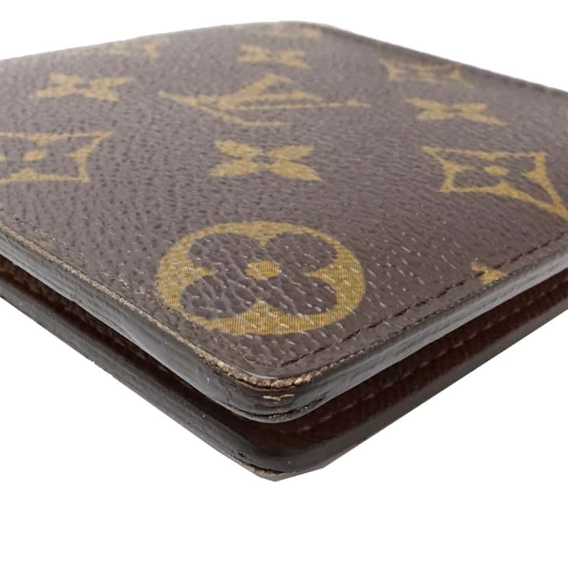 Louis Vuitton Monogram Marco Bifold Wallet Brown Good condition - Model View