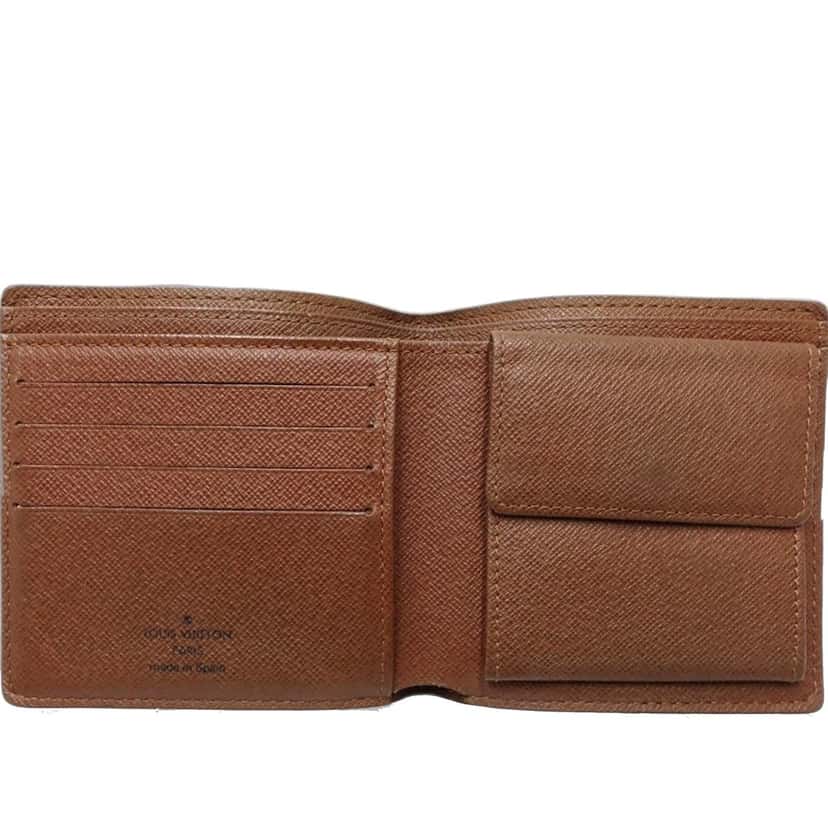 Louis Vuitton Monogram Marco Bifold Wallet Brown Good condition - Box View