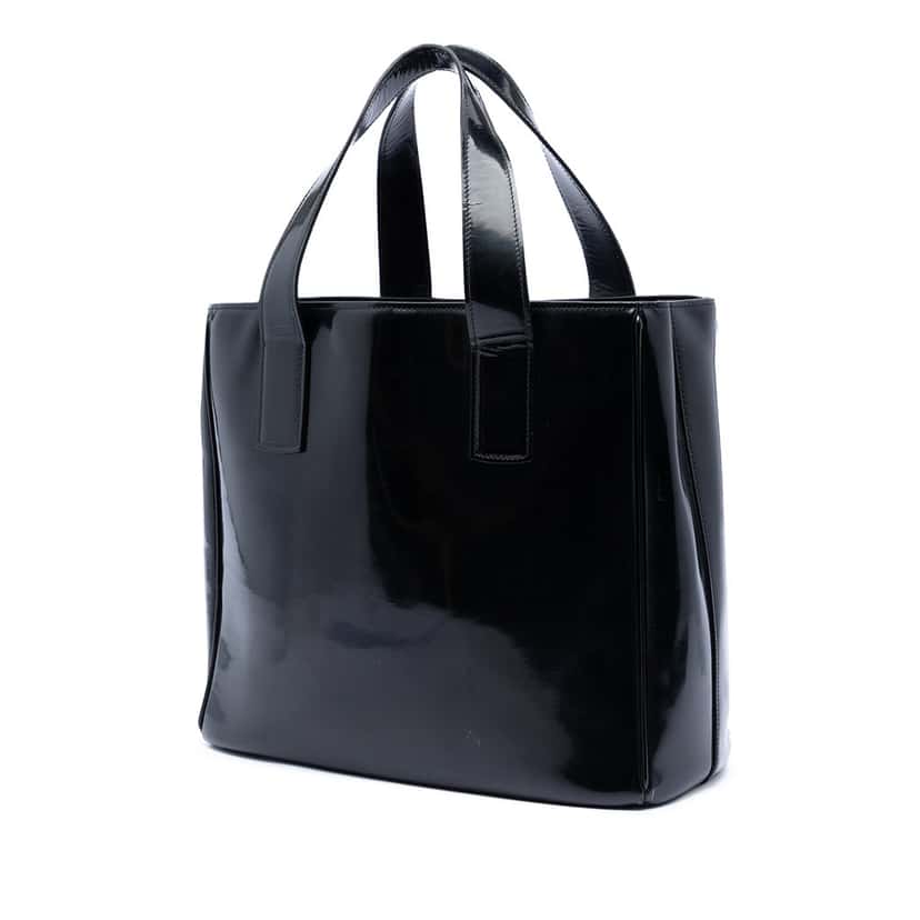 Prada Spazzolato Leather Tote Black Leather Very good condition - Back View