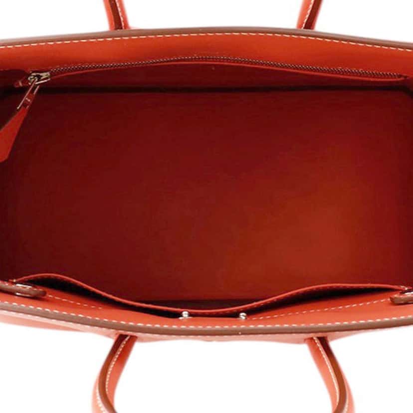 Hermès Swift Birkin Shadow Retourne 25 Orange Leather Very good condition - Model View