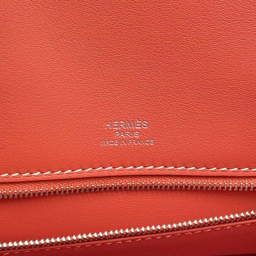 Hermès Swift Birkin Shadow Retourne 25 Orange Leather Very good condition - Box View