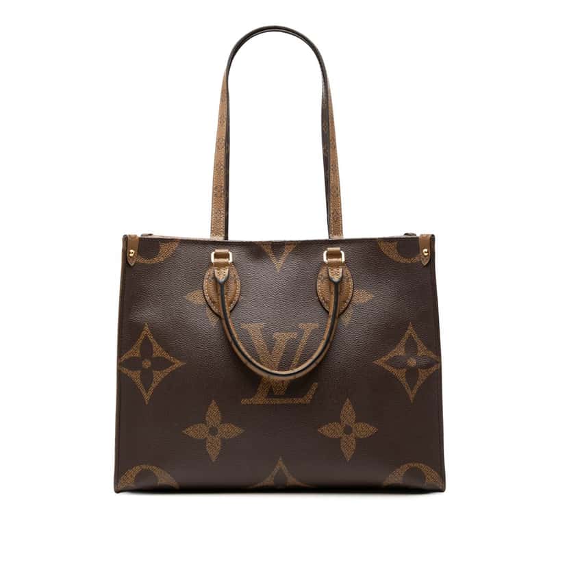 Louis Vuitton Monogram Reverse Giant OnTheGo MM Brown Very good condition - Front View