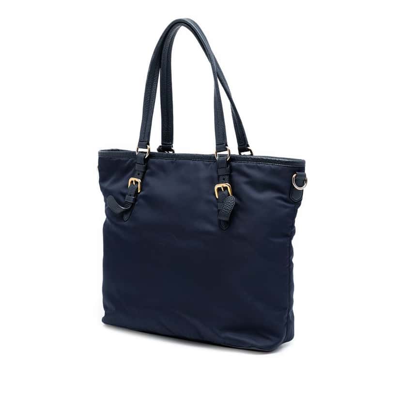 Prada Tessuto Satchel Blue Very good condition - Back View