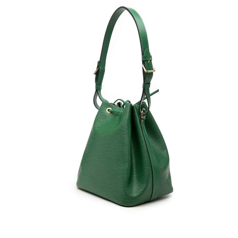 Louis Vuitton Epi Petit Noe Green Leather Very good condition - Back View