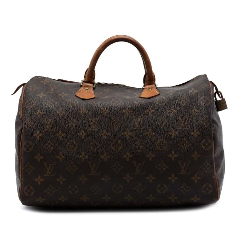 Louis Vuitton Monogram Speedy 35 Brown Very good condition - Front View