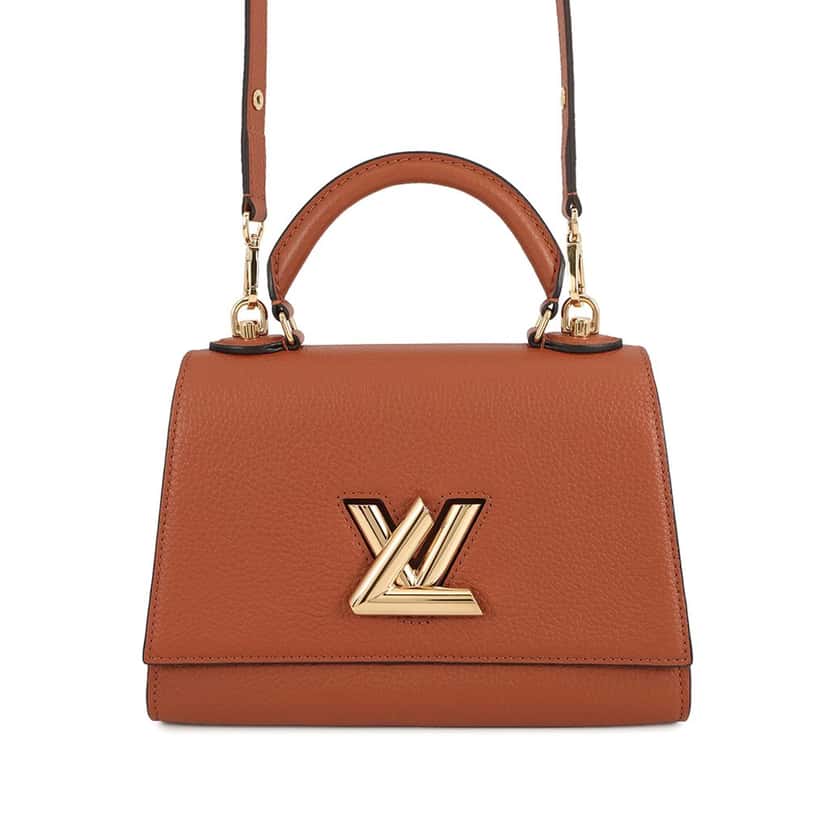 Louis Vuitton Taurillon Twist One Handle PM Brown Leather Very good condition - Front View