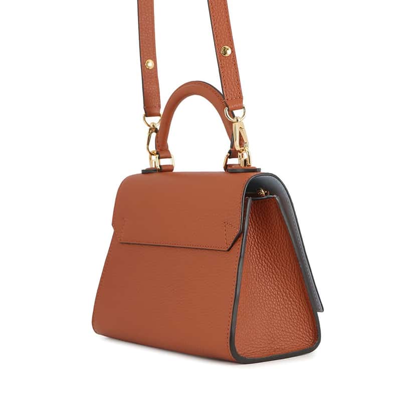 Louis Vuitton Taurillon Twist One Handle PM Brown Leather Very good condition - Back View