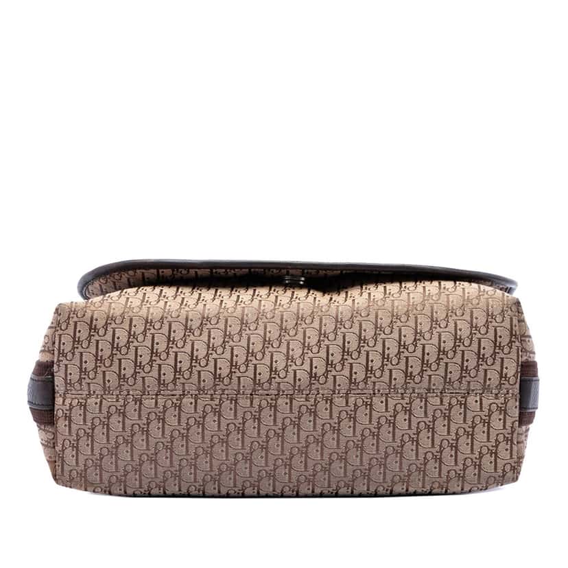 Dior Diorissimo Trotter Canvas Street Chic Crossbody Brown Very good condition - Inside View