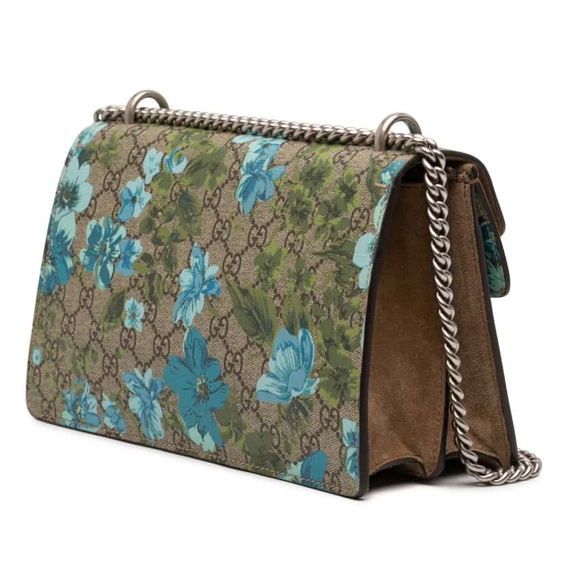 Gucci Medium GG Supreme Blooms and Bee Dionysus Shoulder Bag Beige Very good condition - Back View