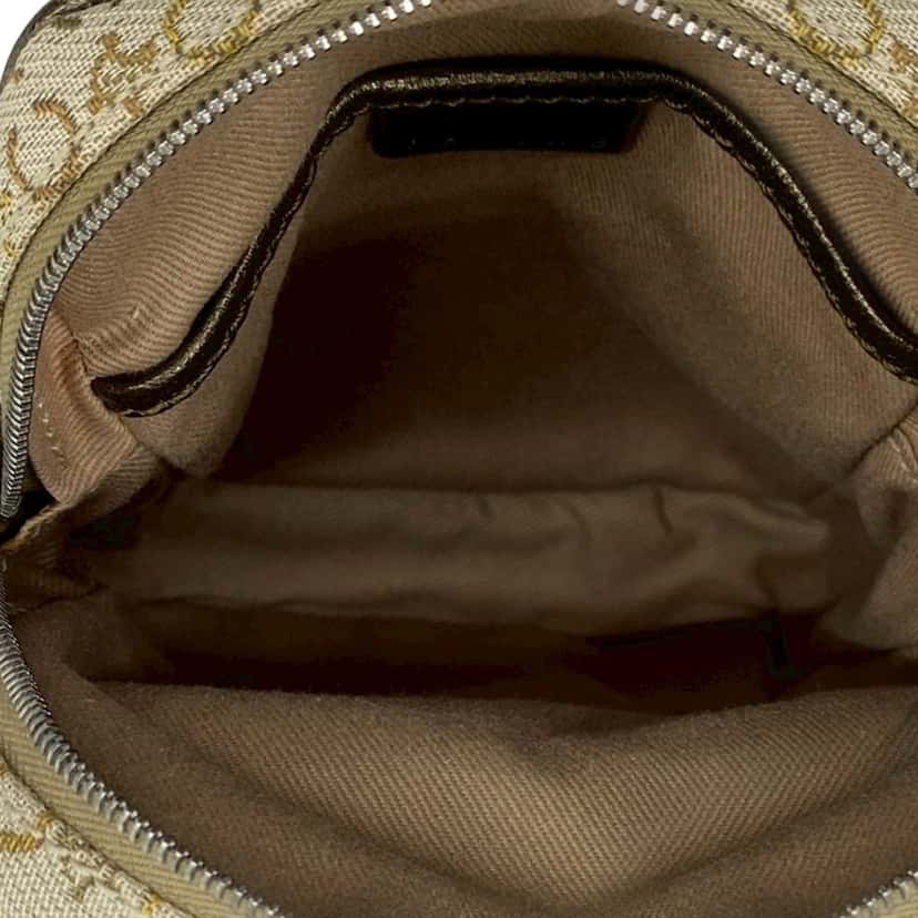 Celine C Macadam Canvas Crossbody Beige Very good condition - Model View