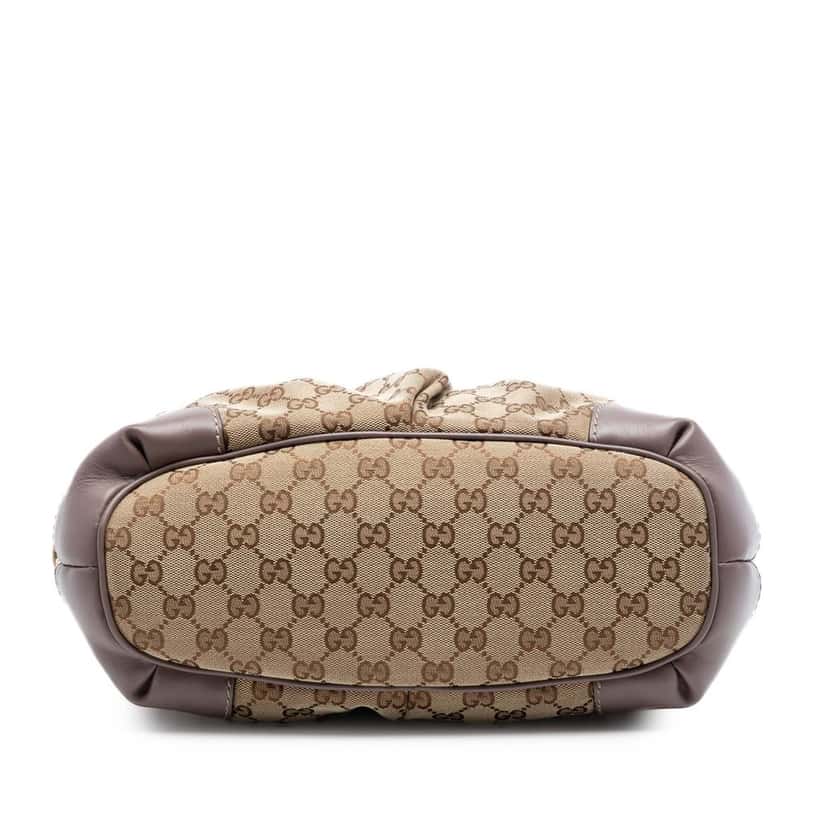 Gucci GG Canvas Sukey Satchel Beige Very good condition - Inside View