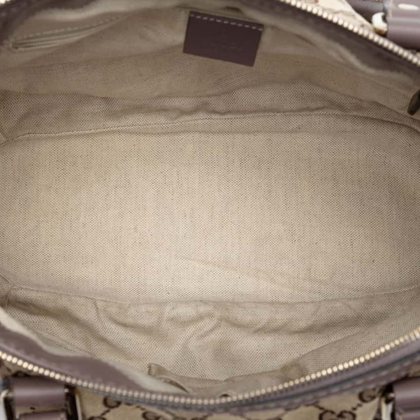 Gucci GG Canvas Sukey Satchel Beige Very good condition - Model View