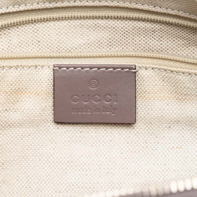 Gucci GG Canvas Sukey Satchel Beige Very good condition - Box View