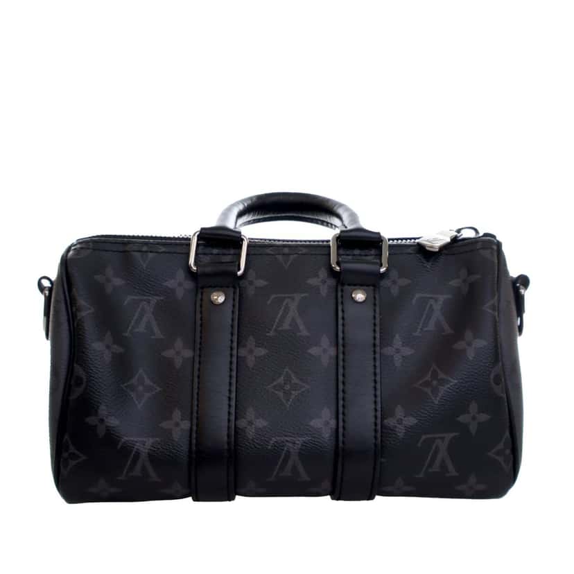 Louis Vuitton Monogram Eclipse Reverse Keepall Bandouliere 25 Black Very good condition - Model View