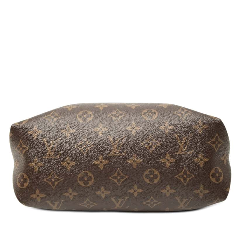Louis Vuitton Monogram Flower Zipped Tote PM Brown Very good condition - Inside View