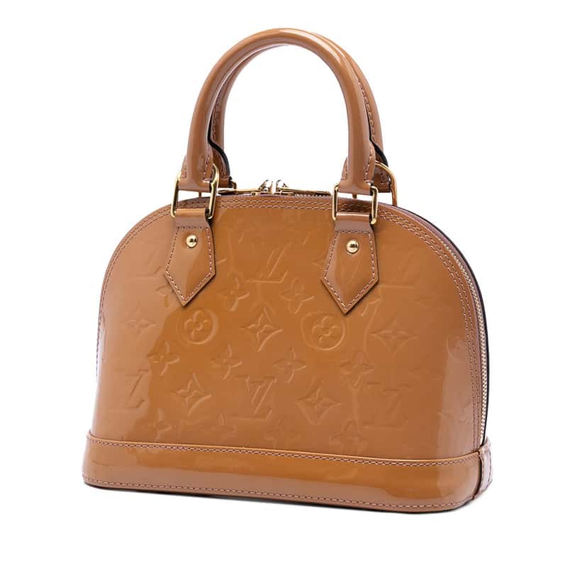 Louis Vuitton Monogram Vernis Alma BB Brown Leather Very good condition - Back View