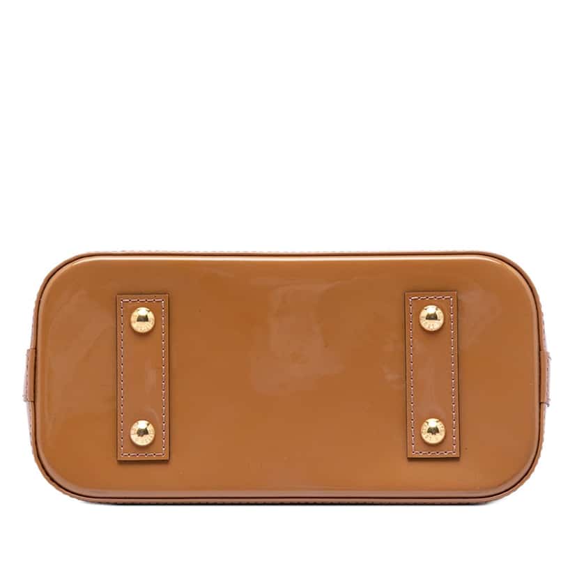 Louis Vuitton Monogram Vernis Alma BB Brown Leather Very good condition - Inside View