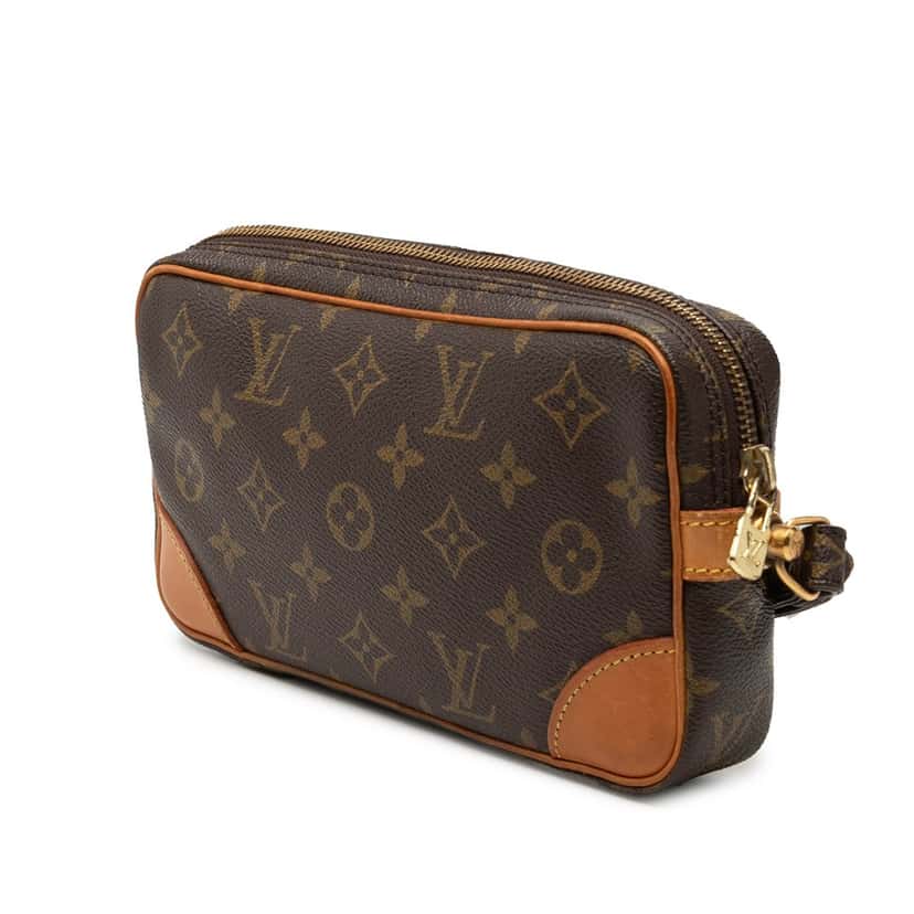 Louis Vuitton Monogram Marly Dragonne PM Brown Very good condition - Back View