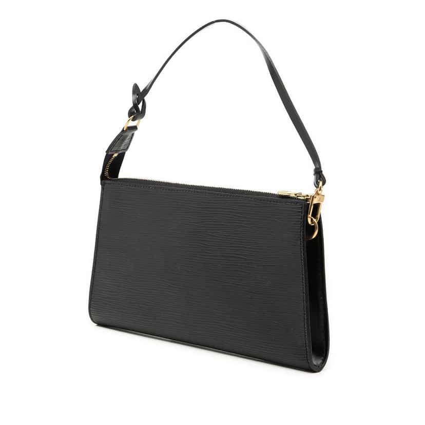 Louis Vuitton Epi Pochette Accessoires Black Leather Very good condition - Back View
