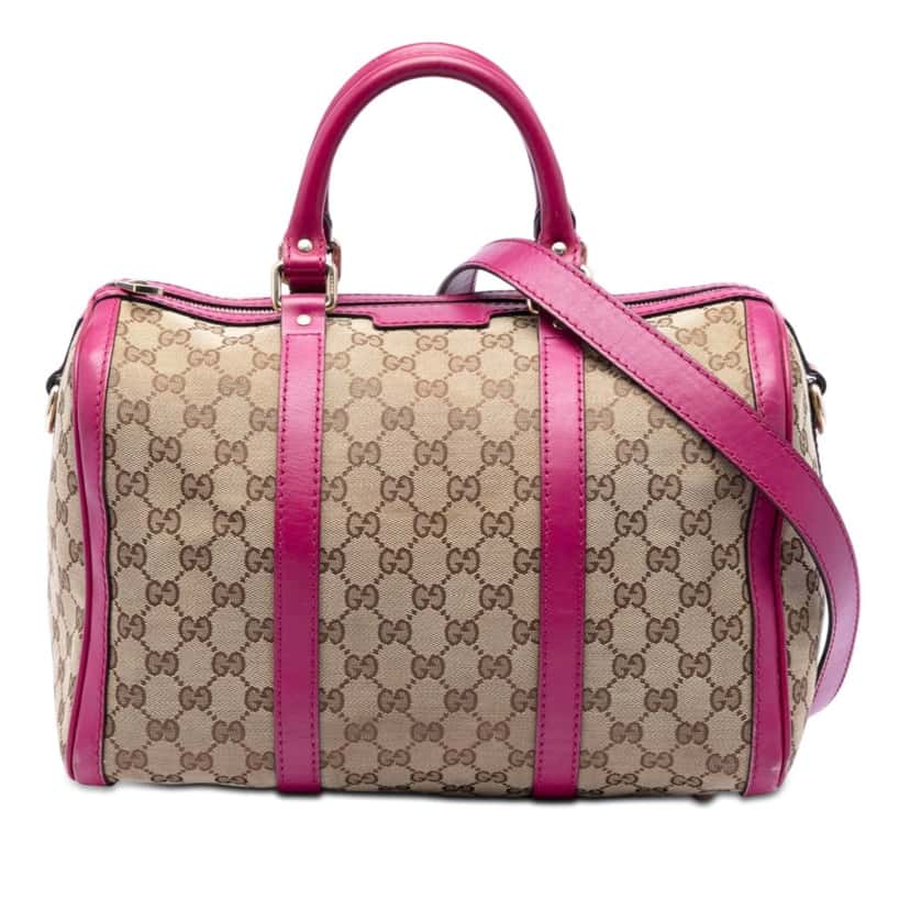 Gucci Medium GG Canvas Joy Boston Bag Beige Very good condition - Front View
