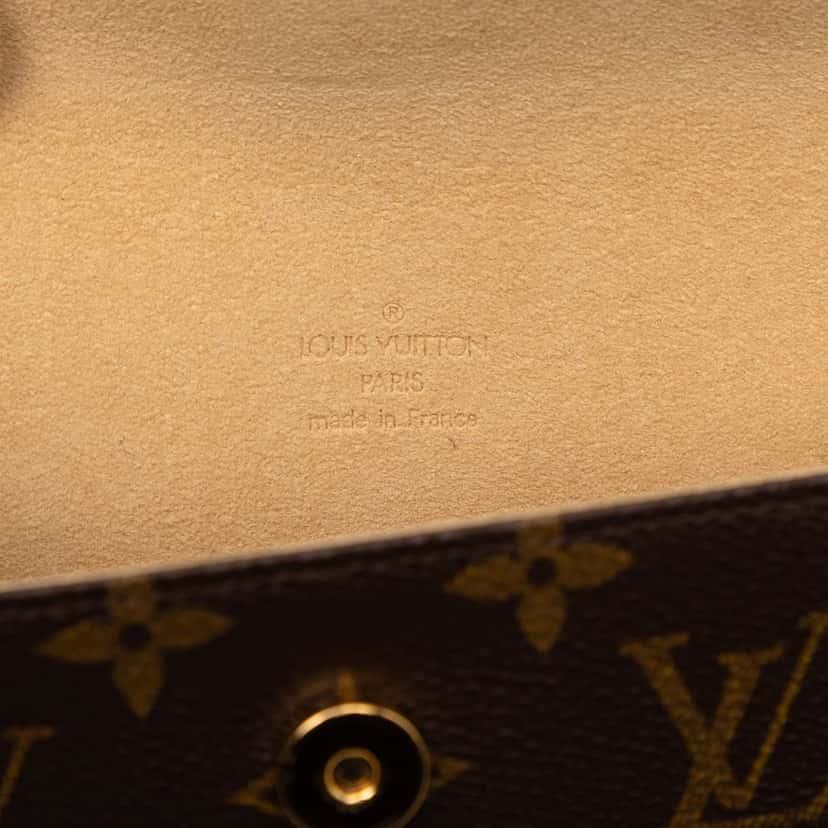 Louis Vuitton Monogram Pochette Florentine Brown Very good condition - Box View