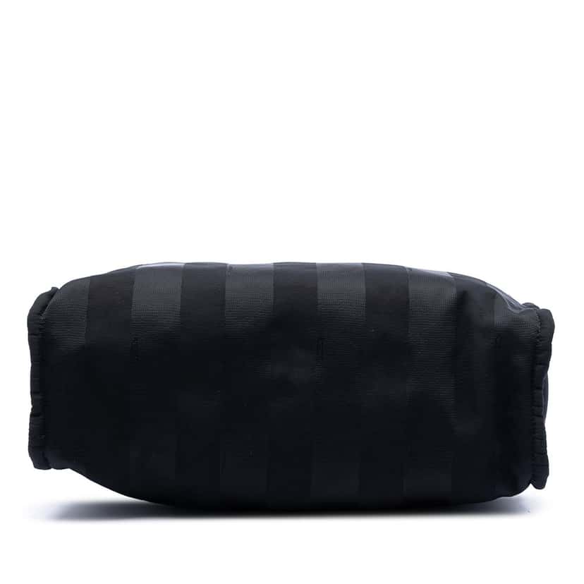 Fendi Pequin Nylon Roma Amor Tote Black Very good condition - Inside View
