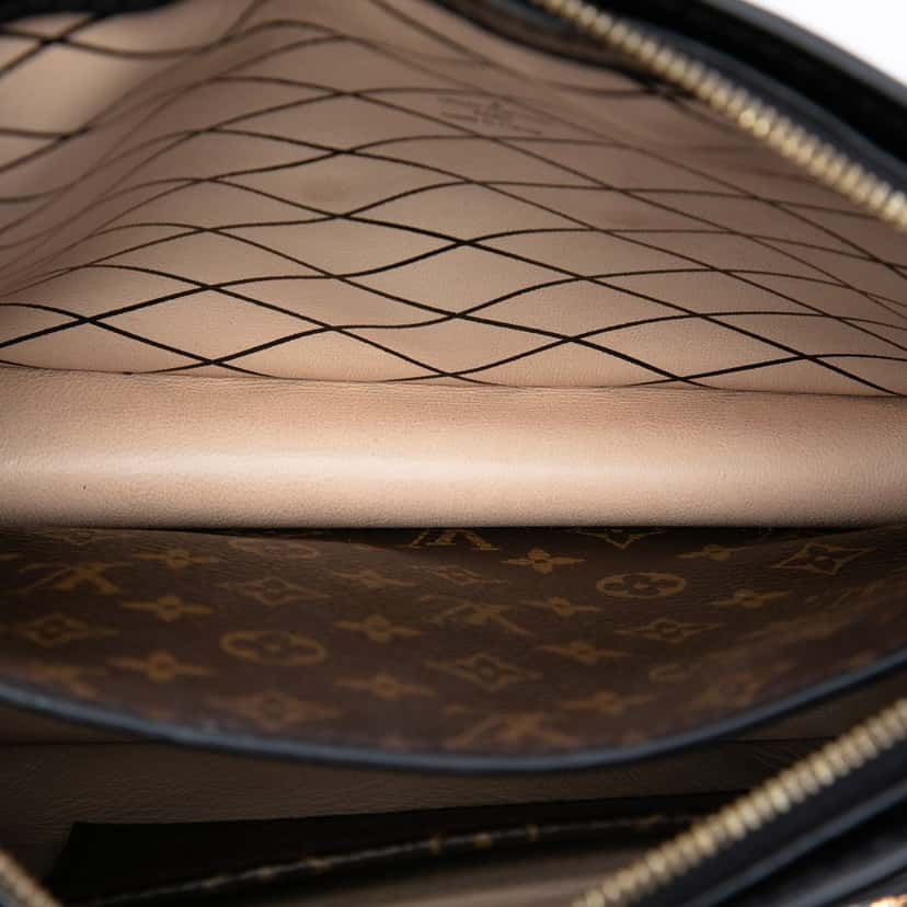 Louis Vuitton Monogram Reverse Trunk Clutch Brown Very good condition - Model View
