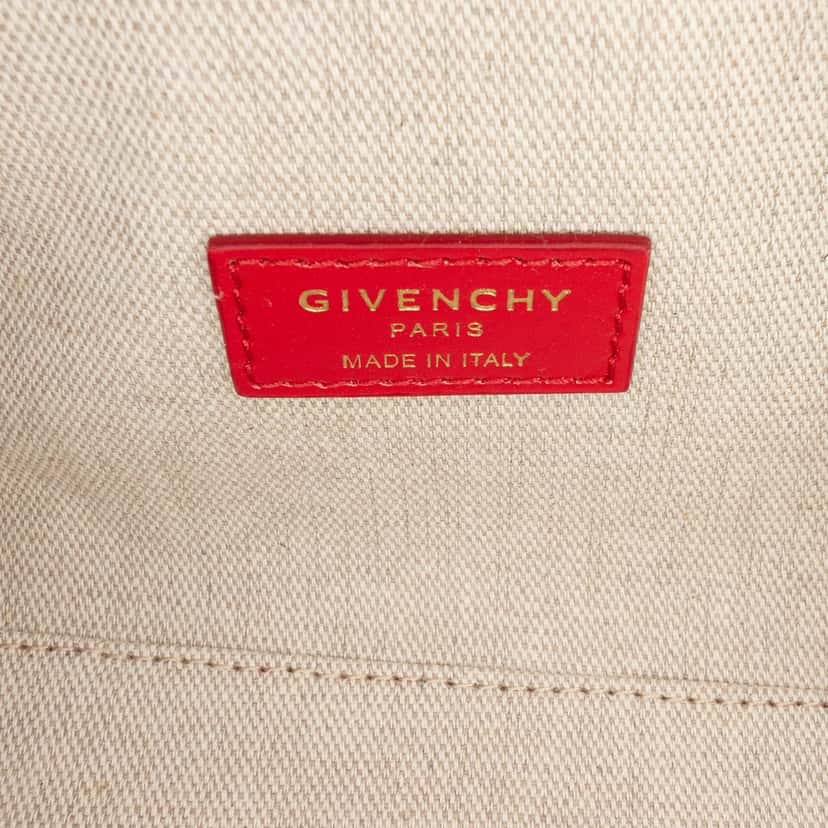 Givenchy Mini Leather Antigona East West Satchel Red Leather Very good condition - Box View
