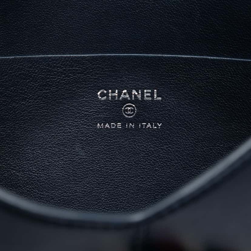 Chanel Lambskin Airlines Envelope Clutch Blue Leather Very good condition - Box View
