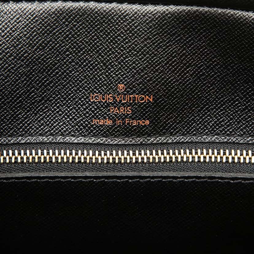 Louis Vuitton Epi Porte-Documents Voyage Black Leather Very good condition - Box View