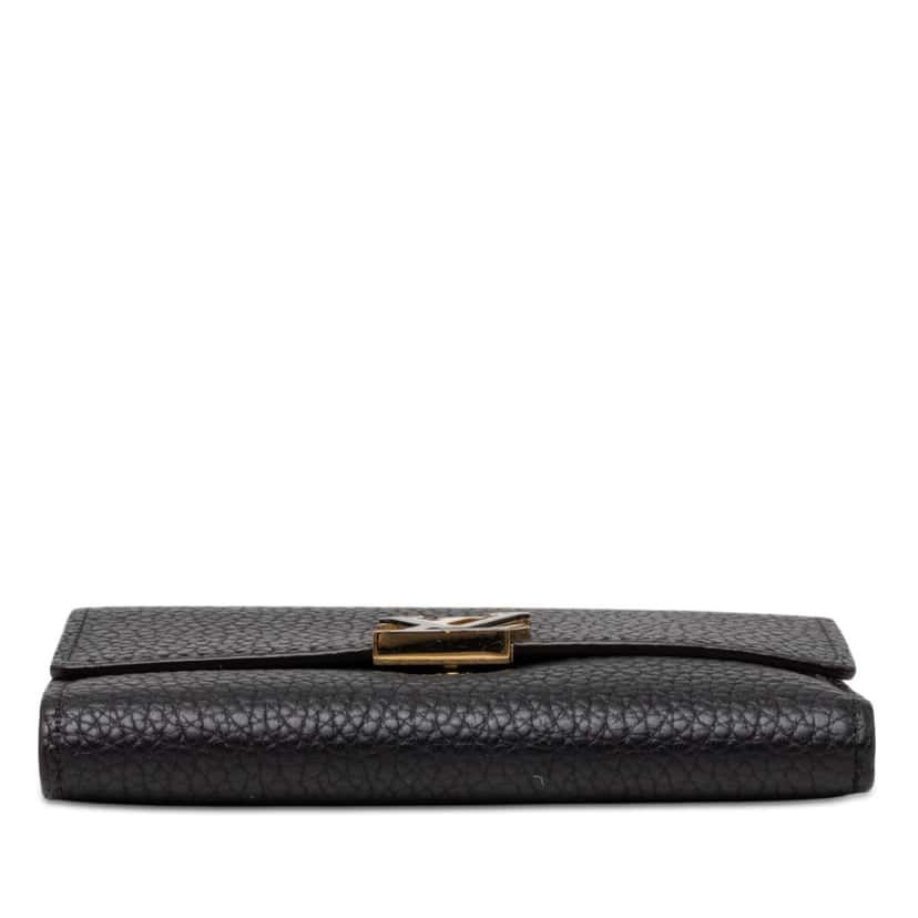 Louis Vuitton Taurillon Capucines Compact Wallet Black Leather Very good condition - Inside View