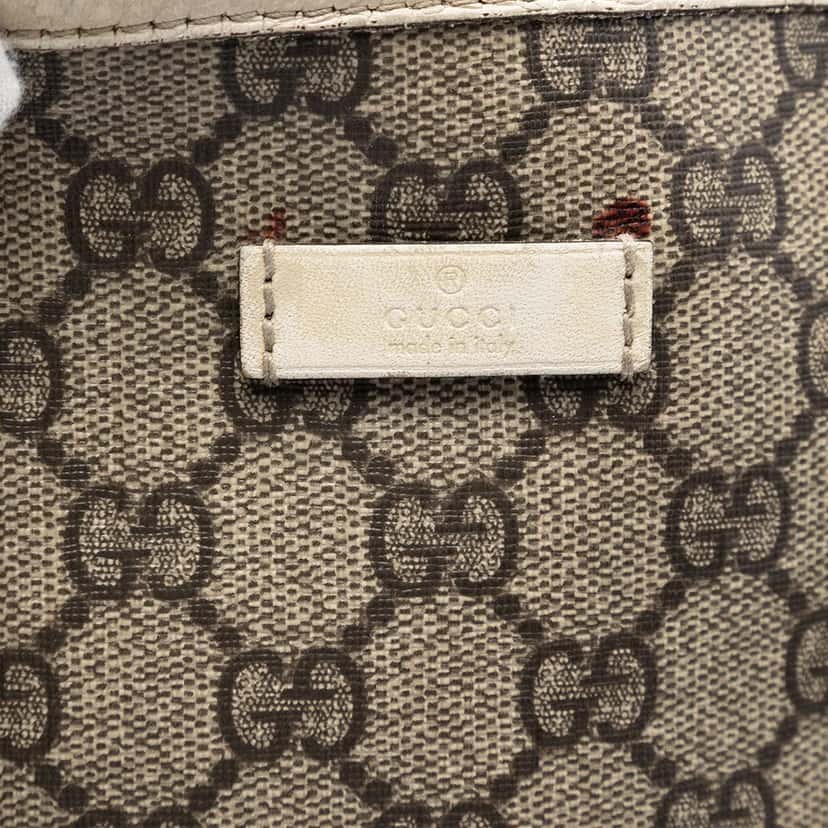 Gucci GG Supreme Joy Vertical Tote Beige Very good condition - Box View