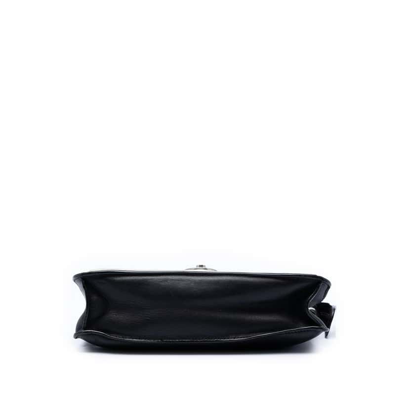 Celine Bicolor Leather Pocket Envelope Zip Crossbody Black Leather Very good condition - Inside View