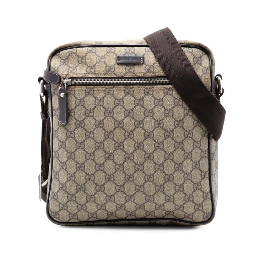 Gucci GG Supreme Crossbody Beige Very good condition - Front View