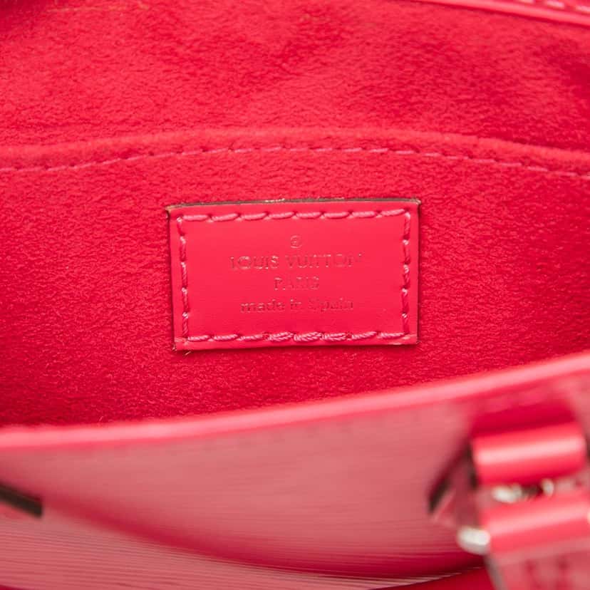 Louis Vuitton Epi Petit Sac Plat Pink Leather Very good condition - Box View